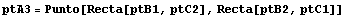 ptA3 = Punto[Recta[ptB1, ptC2], Recta[ptB2, ptC1]]