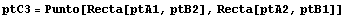 ptC3 = Punto[Recta[ptA1, ptB2], Recta[ptA2, ptB1]]