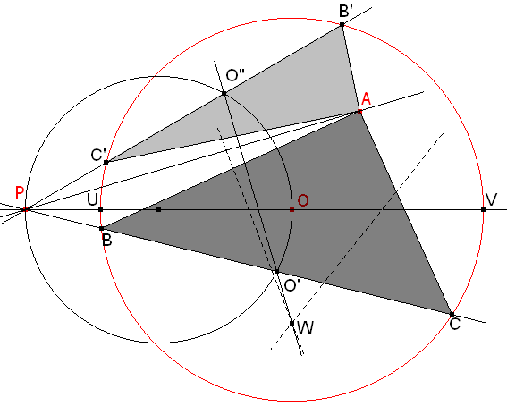 Los triánguloa ABC y A'B'C'